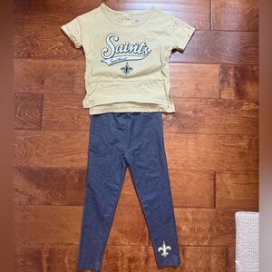 Like New Size 4T NFL Saints Set